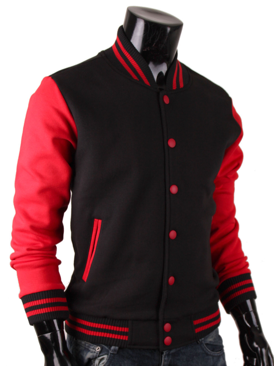Men's Sweatshirt Baseball Jacket Varsity Jacket Cotton Jacket ...